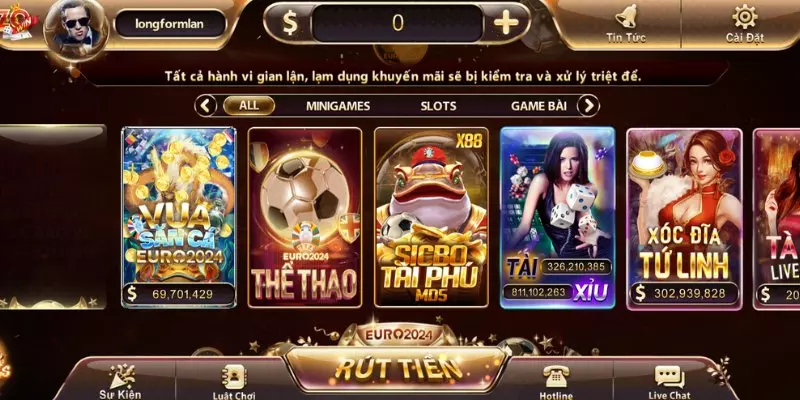 Những tựa game hot có tại Zowin