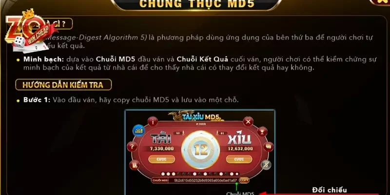 Tài Xỉu MD5 đổi thưởng